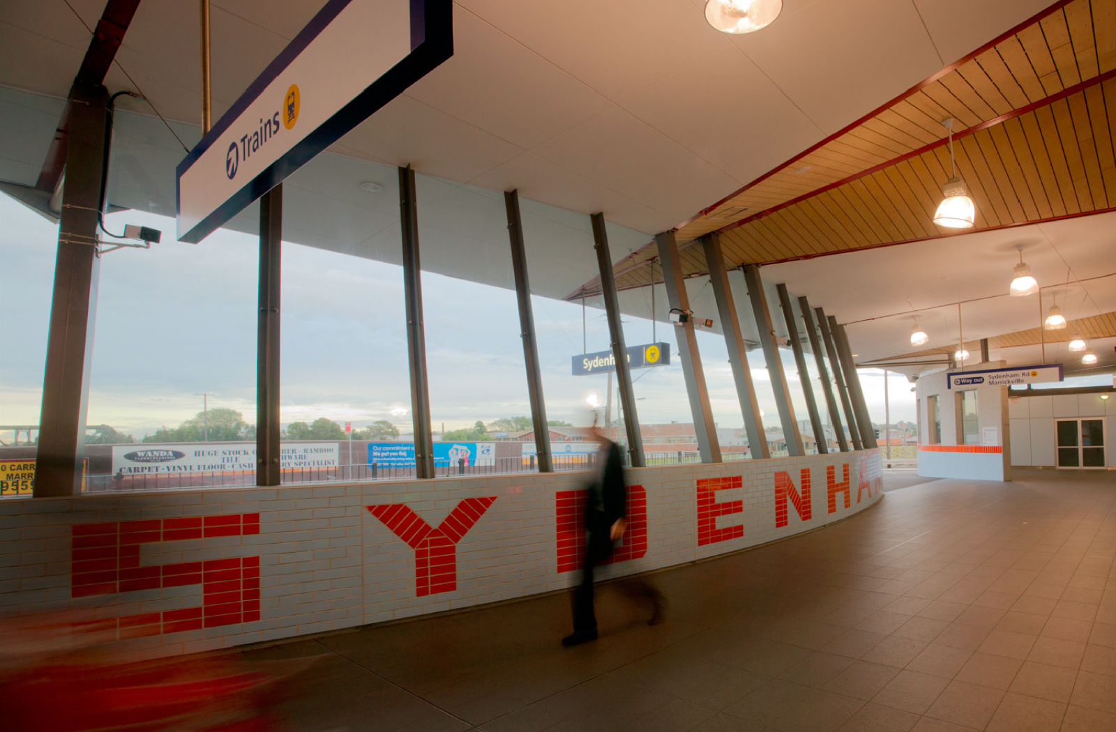 Sydenham Station Work - refurbishing street facade by McGregor Westlake Architecture