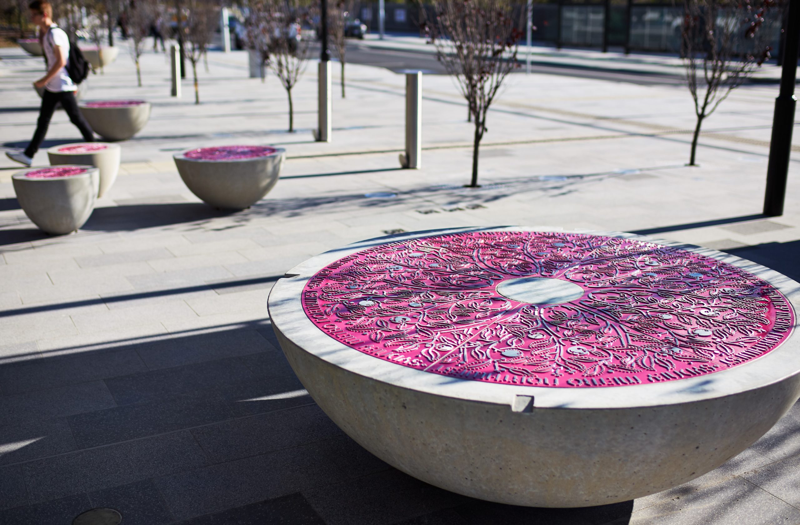 Cherrybrook Station - Sydney Metro NorthWest, a public art and architecture project by McGregor Westlake Architecture