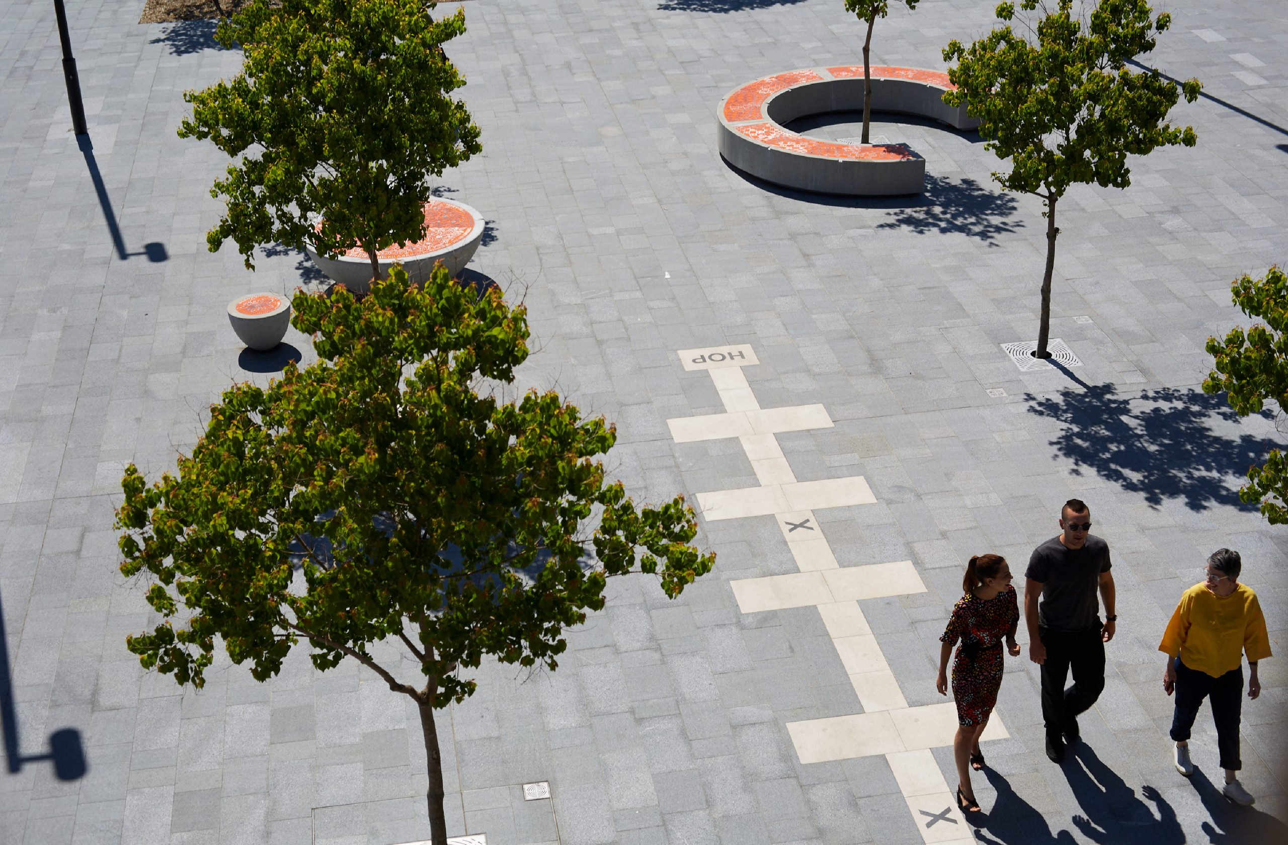 Hills Showground - Sydney Metro NorthWest, a public art and architecture project by McGregor Westlake Architecture