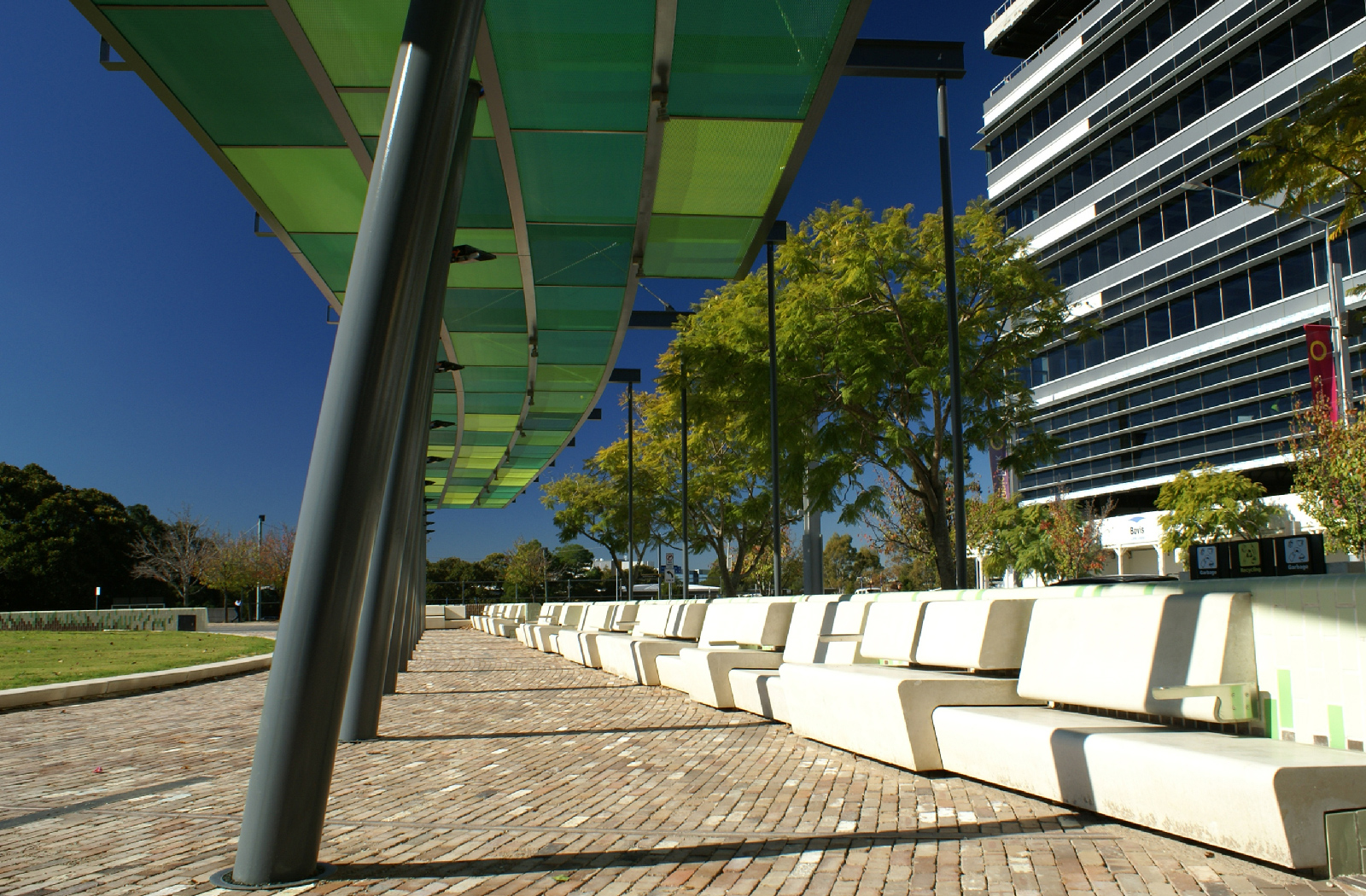 Jacaranda Square - A competition winner for the Olympic Park Town Centre by McGregor Westlake, Deuce Design and ASPECT Studios