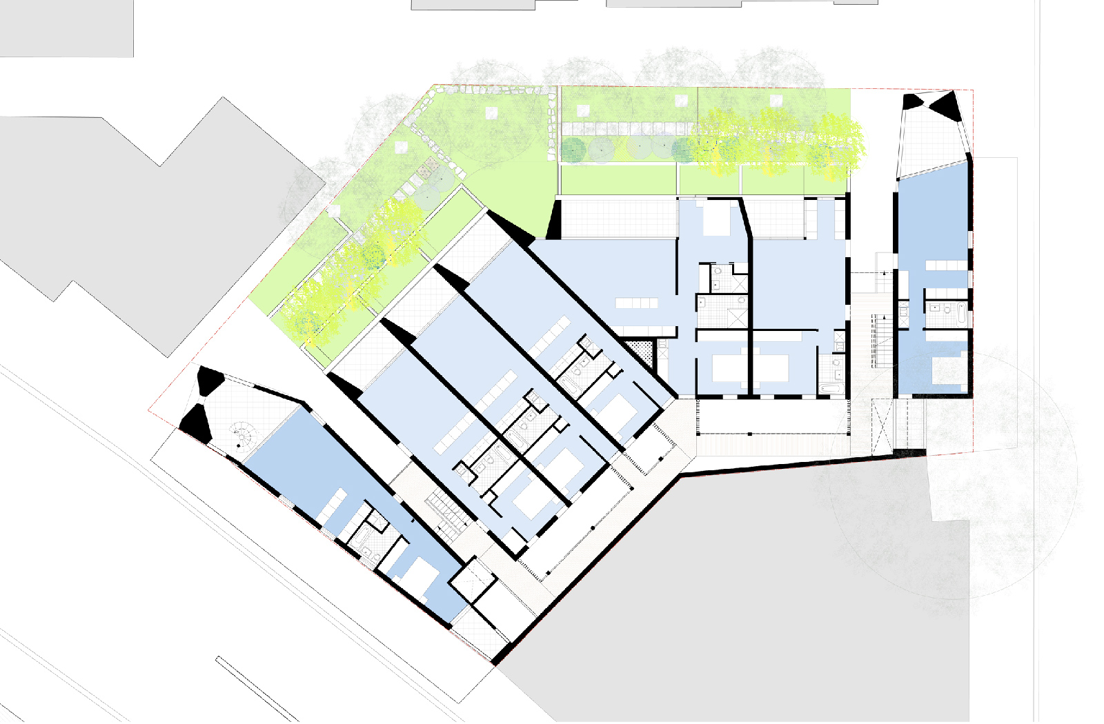 Charing Cross Apartments - Mixed-use apartments with commercial on ground by McGregor Westlake Architecture and Hill Thalis