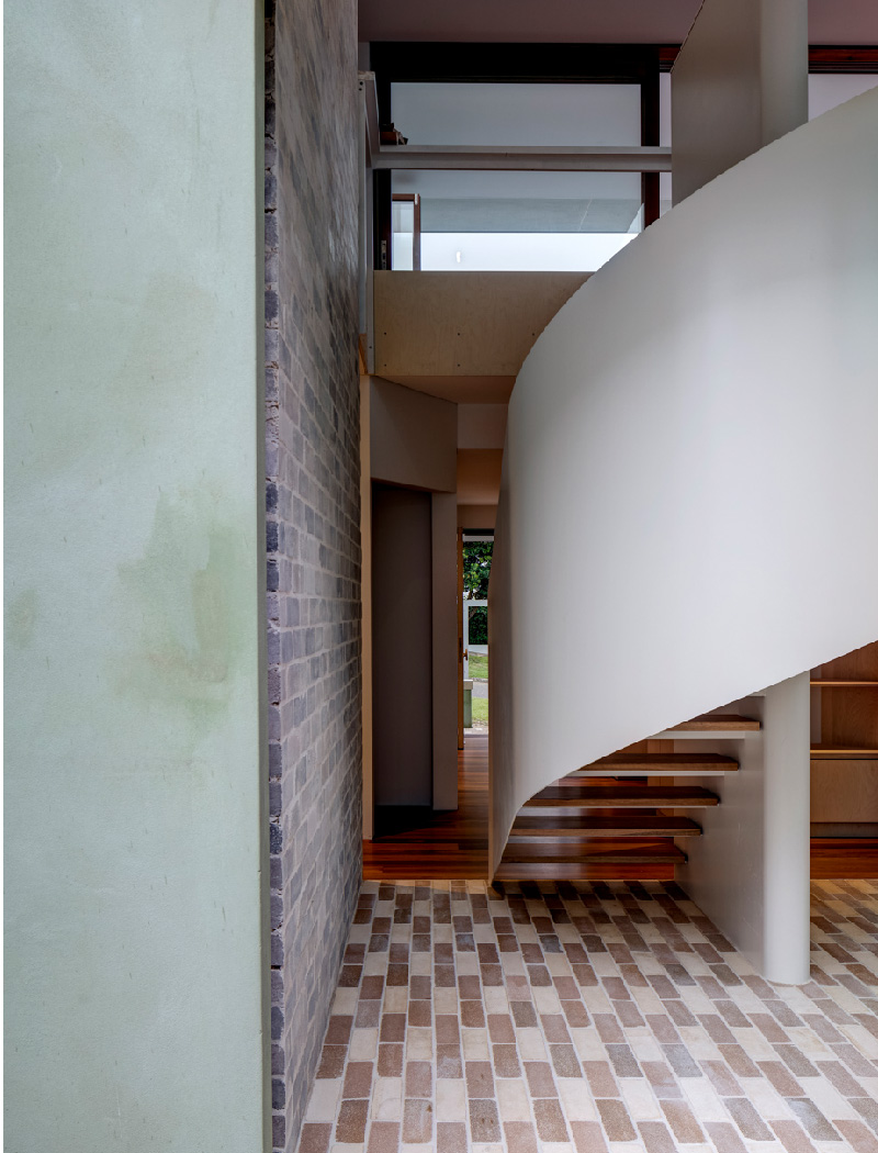 Clovelly House Foyer - additions and alterations to cottage by McGregor Westlake Architecture
