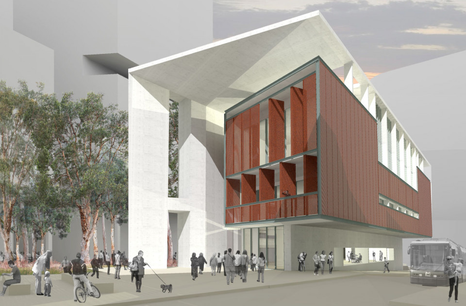 Green Square Library Concept by McGregor Westlake Architecture