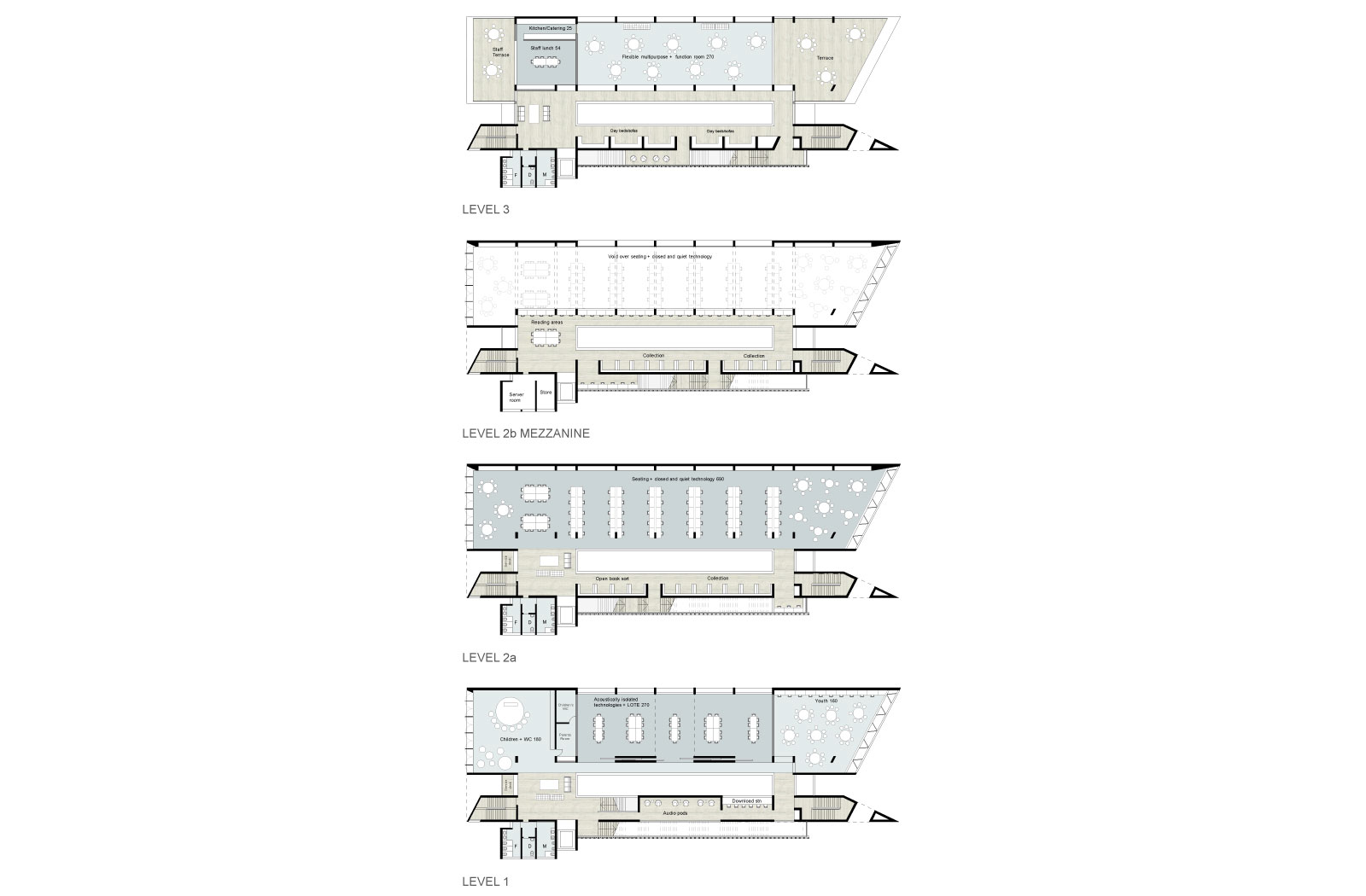 Green Square Library Concept by McGregor Westlake Architecture