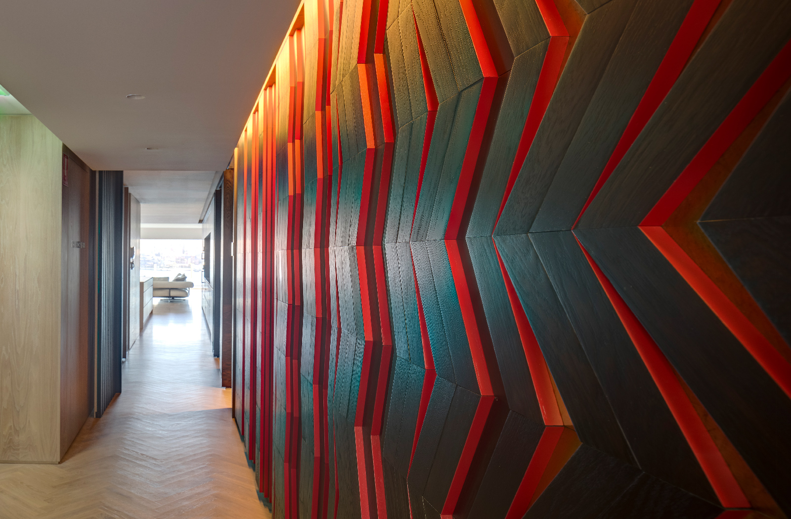 Kirribilli Apartment art wall- an interior fit-out project by McGregor Westlake Architecture