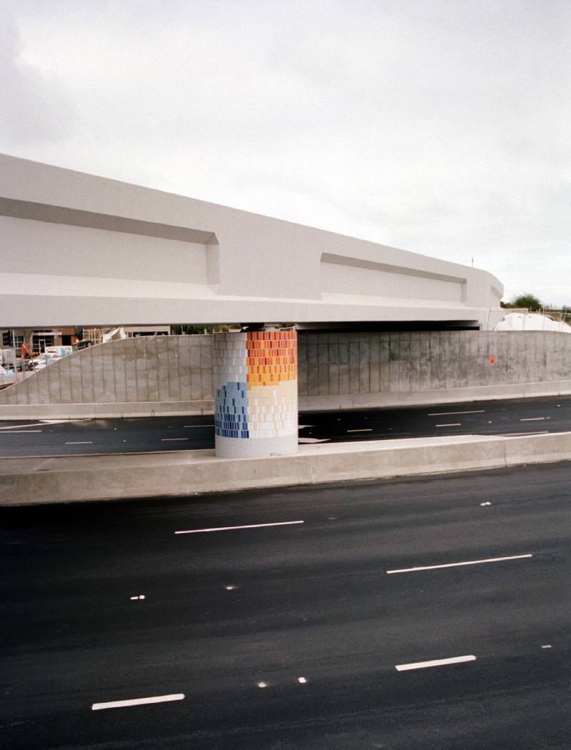 Mascot Rail Bridge - art and infrastructure project by McGregor Westlake Architecture