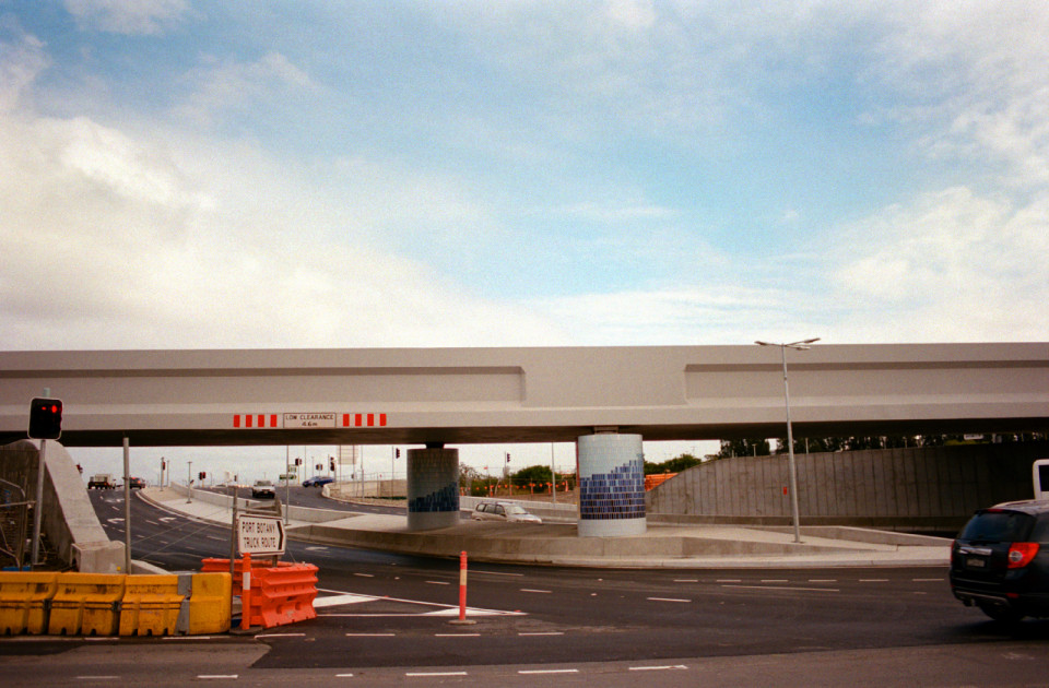 Mascot Rail Bridge - art and infrastructure project by McGregor Westlake Architecture