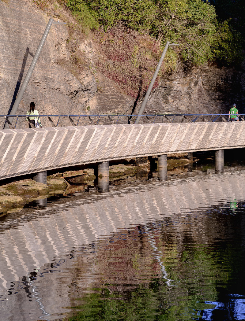 Parramatta Escarpment Boardwalk - Urban infrastructure cycleway by McGregor Westlake Architecture