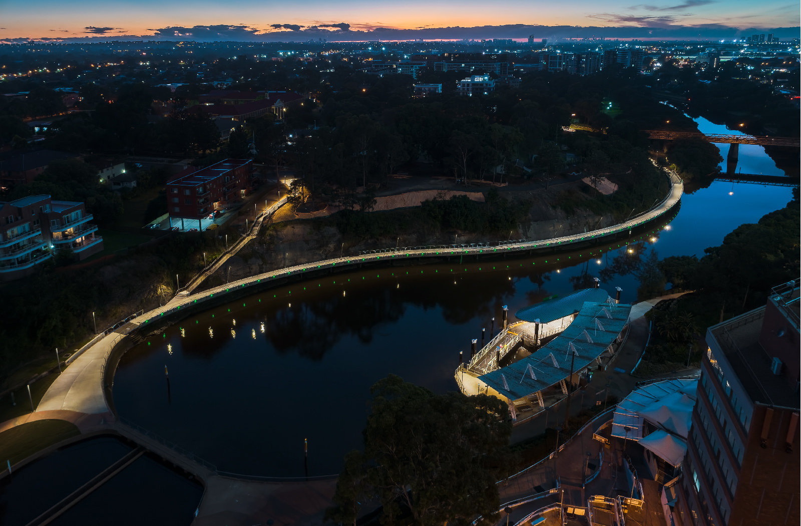 Parramatta Escarpment Boardwalk - Urban infrastructure cycleway by McGregor Westlake Architecture