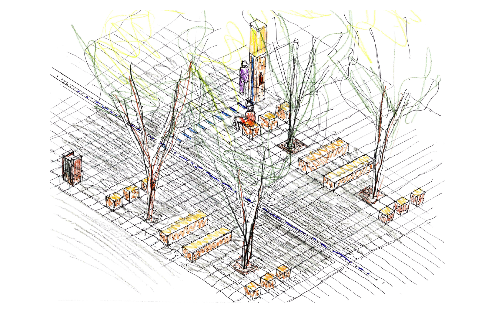 Pitt Street Mall Concept - Award-winning Urban Design project in Sydney by McGregor Westlake Architecture