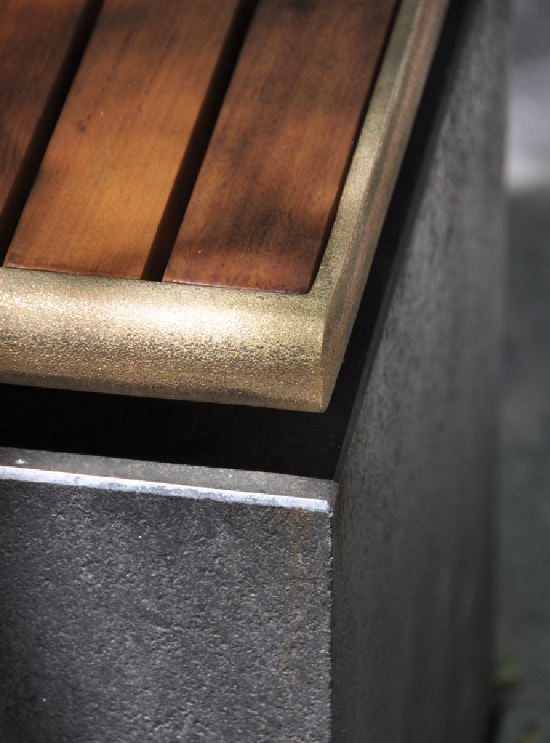 Pitt Street Mall Furniture detail - Award-winning Urban Design project in Sydney by McGregor Westlake Architecture