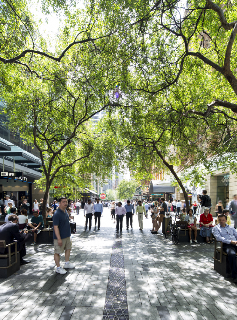 Pitt Street Mall Plaza - Award-winning Urban Design project in Sydney by McGregor Westlake Architecture