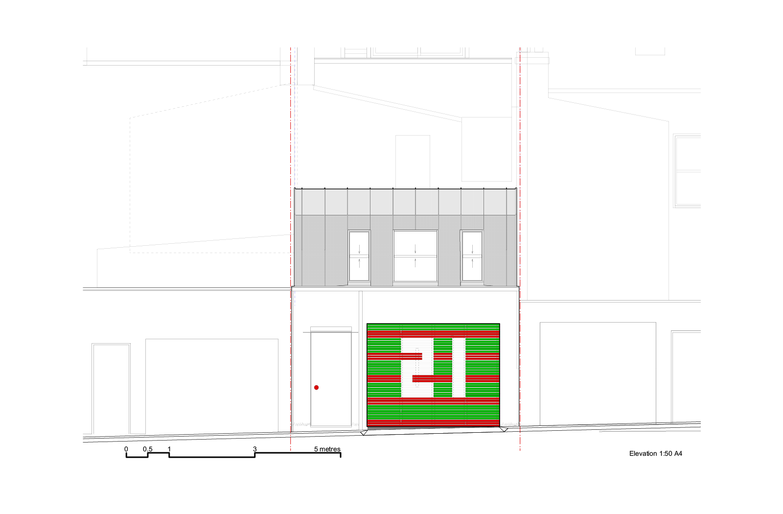 Redfern Studio drawings - an award-winning residential architecture project by McGregor Westlake Architecture