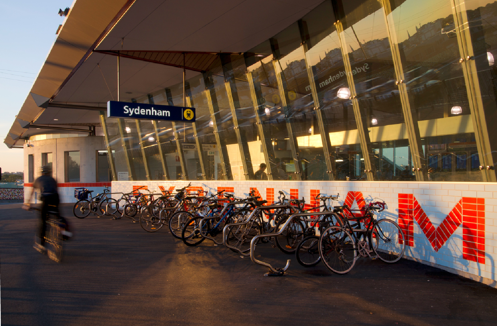 Sydenham Station Work - refurbishing street facade by McGregor Westlake Architecture