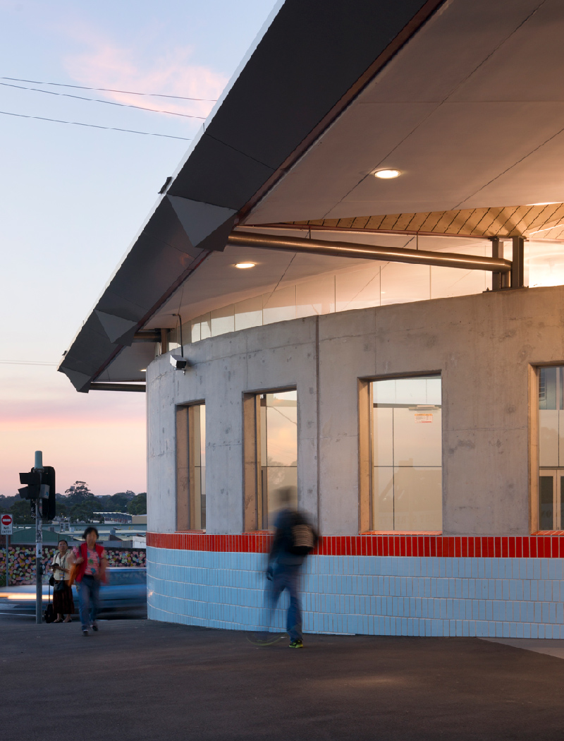 Sydenham Station Work - refurbishing street facade by McGregor Westlake Architecture