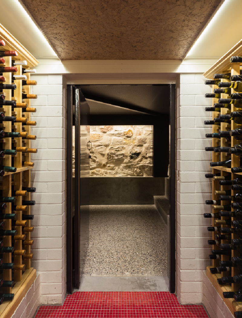 Wine Cave - single dwelling interior fit-out in Woollahra by McGregor Westlake Architecture