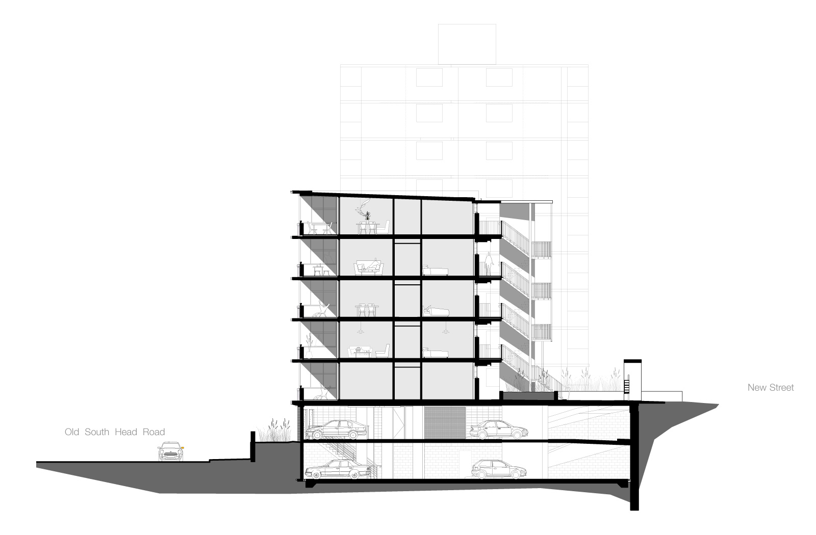 Old South Head Road - Multi-Residential Apartments by McGregor Westlake Architecture and Hill Thalis