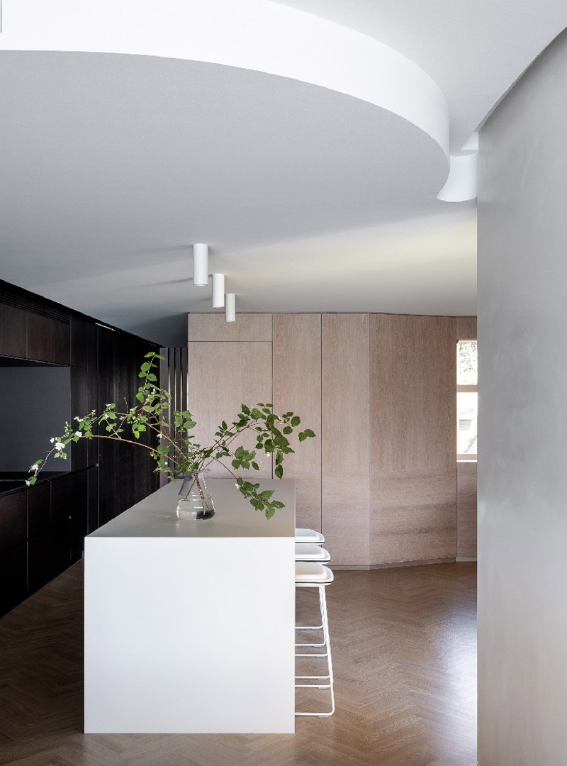 Kirribilli Apartment kitchen- an interior fit-out project by McGregor Westlake Architecture