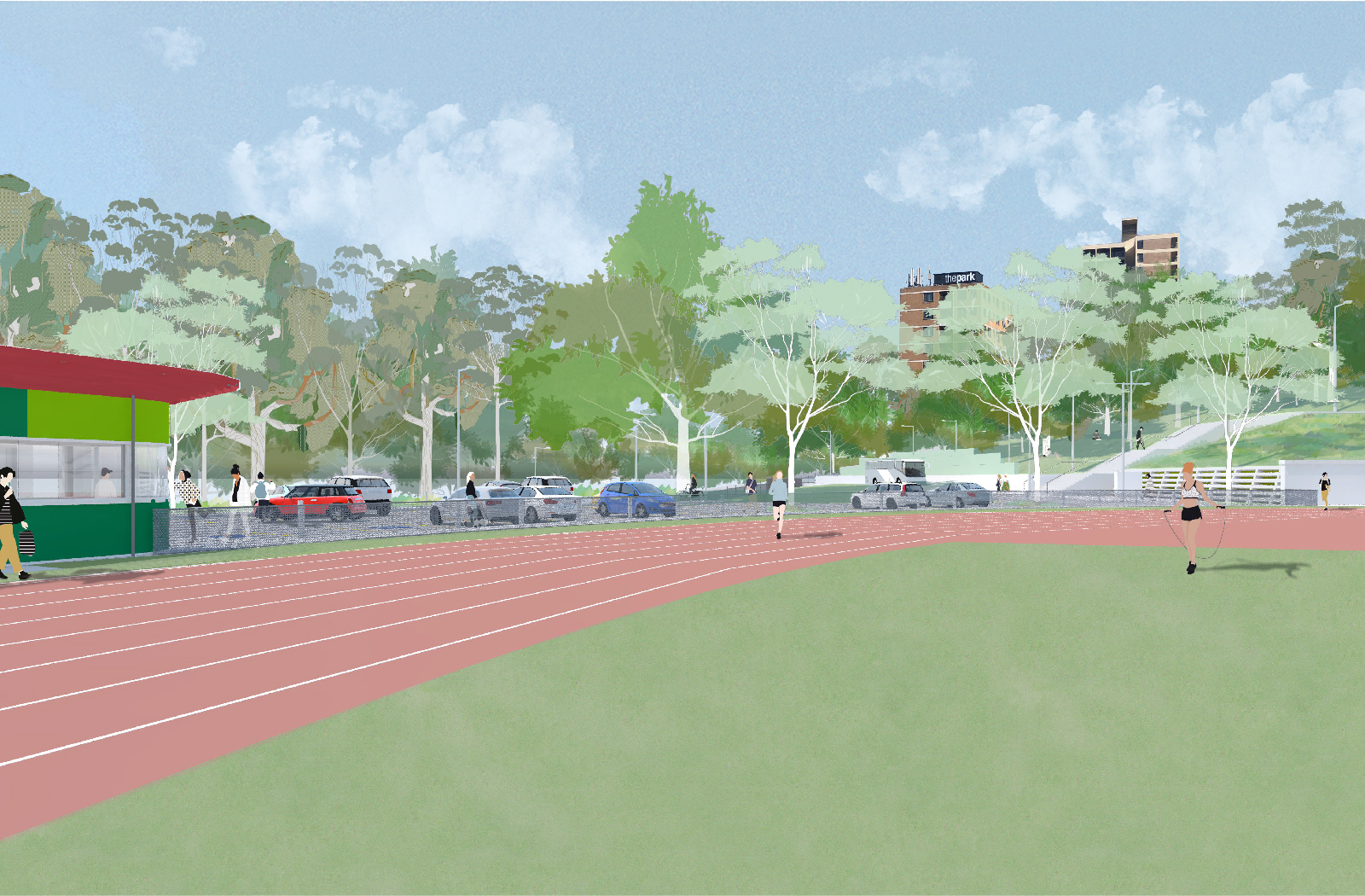 E.S Marks Athletics field upgrade by McGregor Westlake Architecture