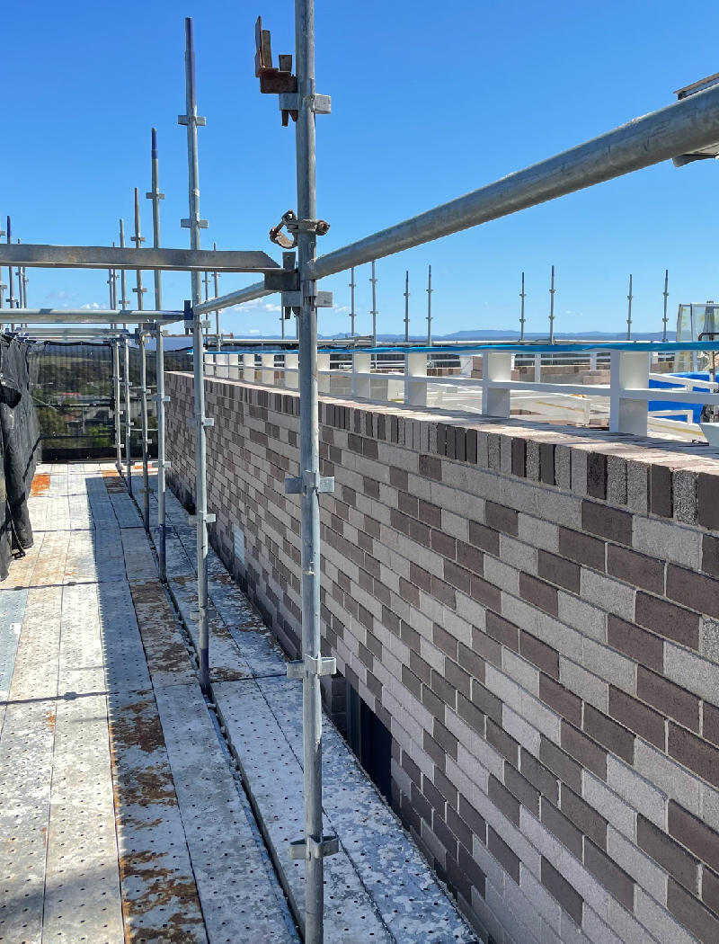 St Marys Apartments in construction by McGregor Westlake Architecture