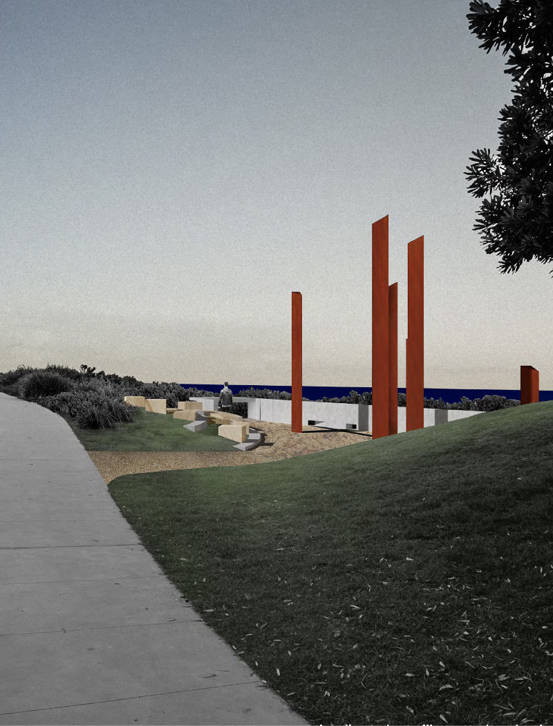 Bondi Memorial concept by McGregor Westlake Architecture and JILA