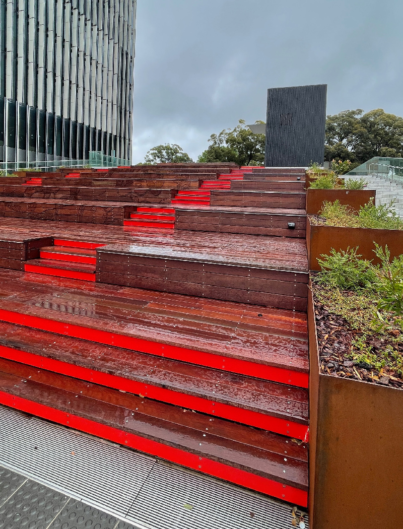 alumni park tribune at UNSW