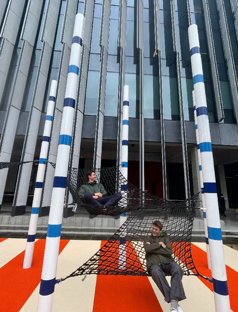 alumni park hammocks at UNSW