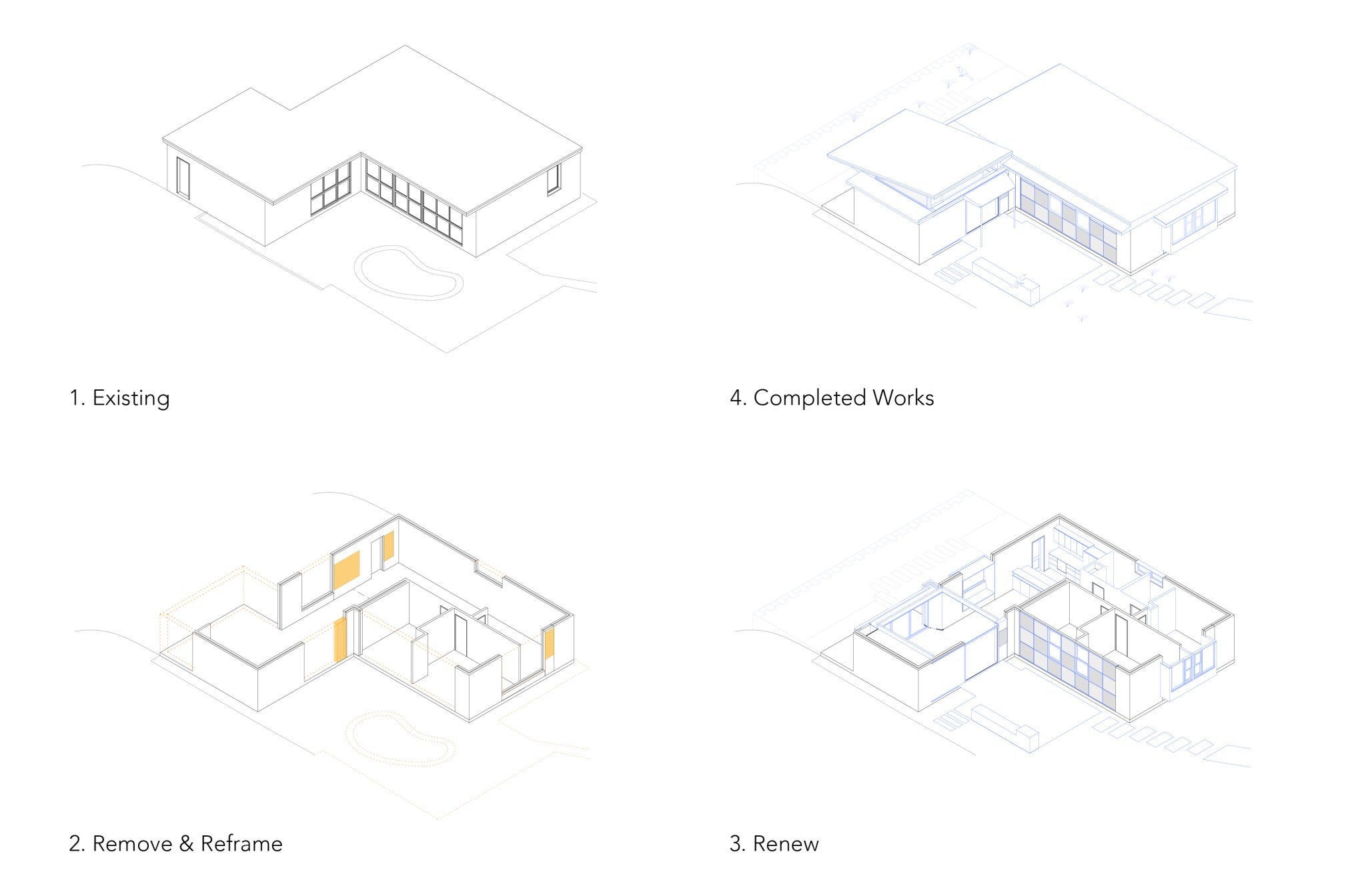 View of MWA-Architects-Bundeena_Sydney_Additions_Alterations_Plans Sections ...